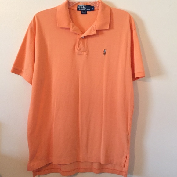 Polo Ralph Lauren Other - Ralph Lauren Polo Pima Cotton Shirt M Orange EUC